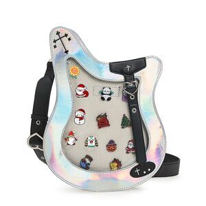 9940 Rock Metal Guitar Ita Bag Crossbody Shoulder Bags Kawaii Cute Clear